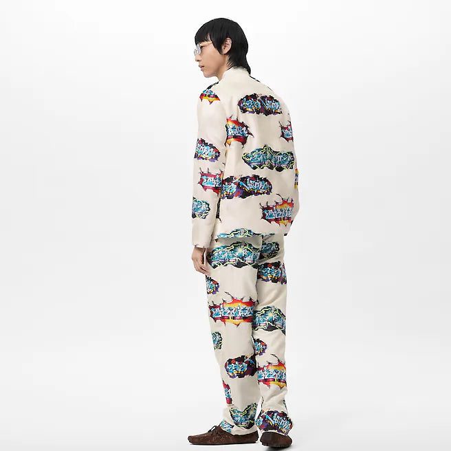 Louis Vuitton Graffiti Pajama Long-Sleeved Shirt - Image 4