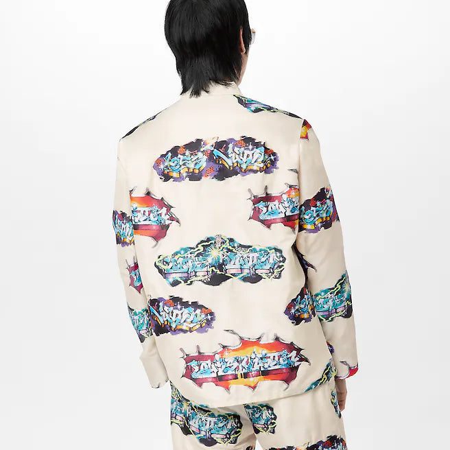 Louis Vuitton Graffiti Pajama Long-Sleeved Shirt - Image 3
