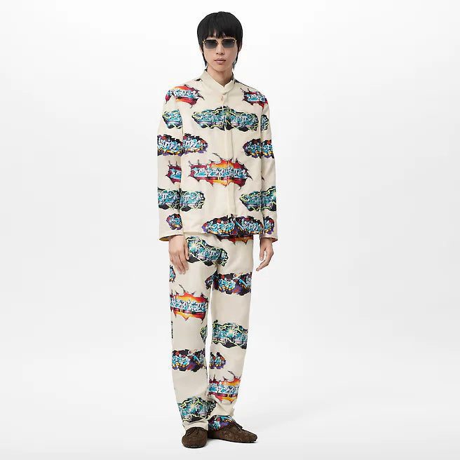 Louis Vuitton Graffiti Pajama Long-Sleeved Shirt - Image 2
