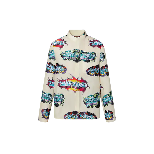 Louis Vuitton Graffiti Pajama Long-Sleeved Shirt