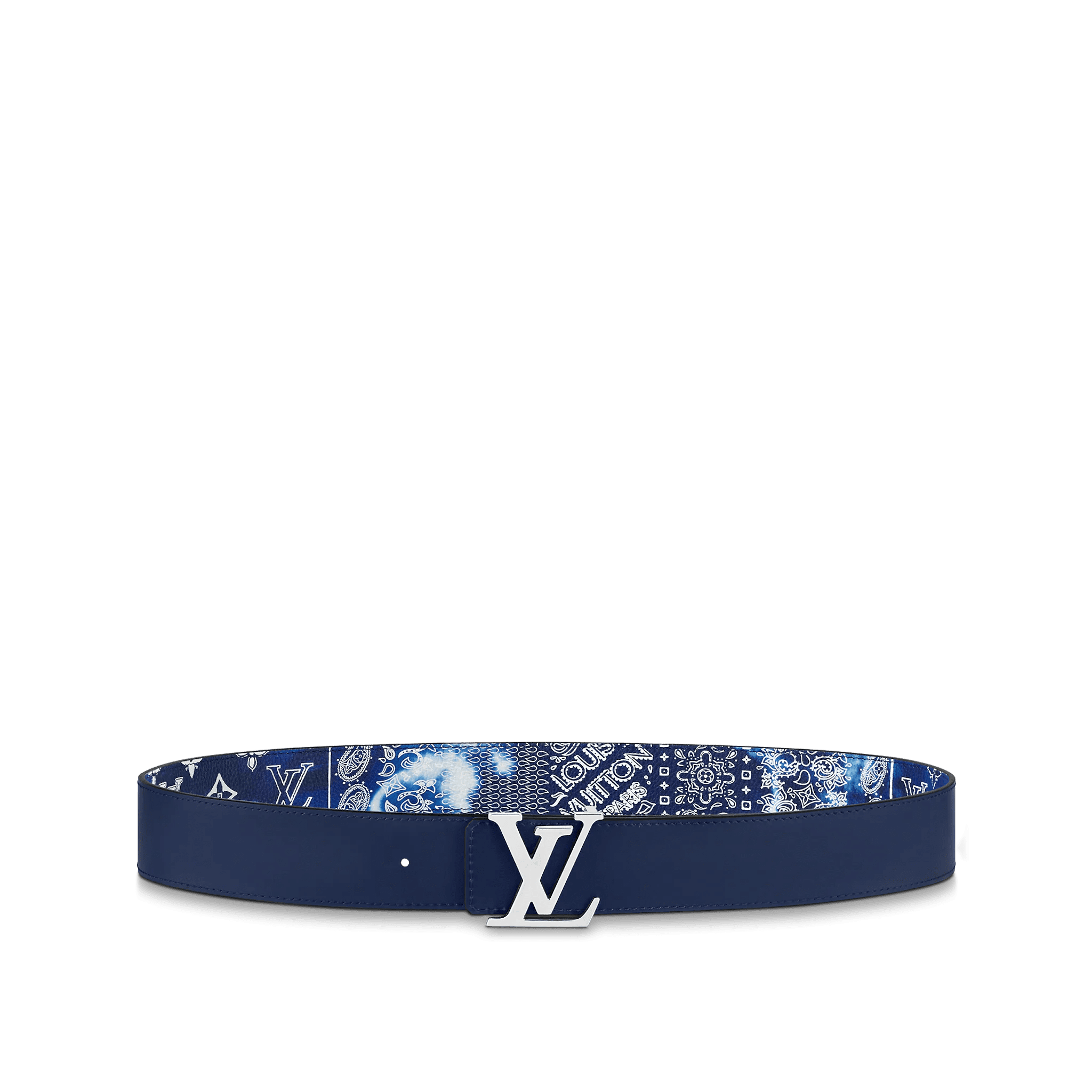 Louis Vuitton LV Initials MNG Bandana 40MM Reversible Belt