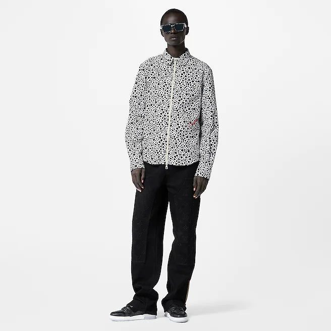 Louis Vuitton LV x YK Infinity Dots Printed Zipped Shirt - Image 2