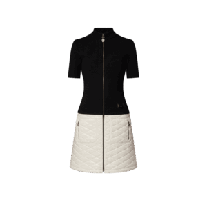 Louis Vuitton  Malletage Accent Zip-Up Dress