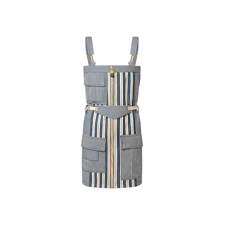 Louis Vuitton Mixed Stripes Utility Dress