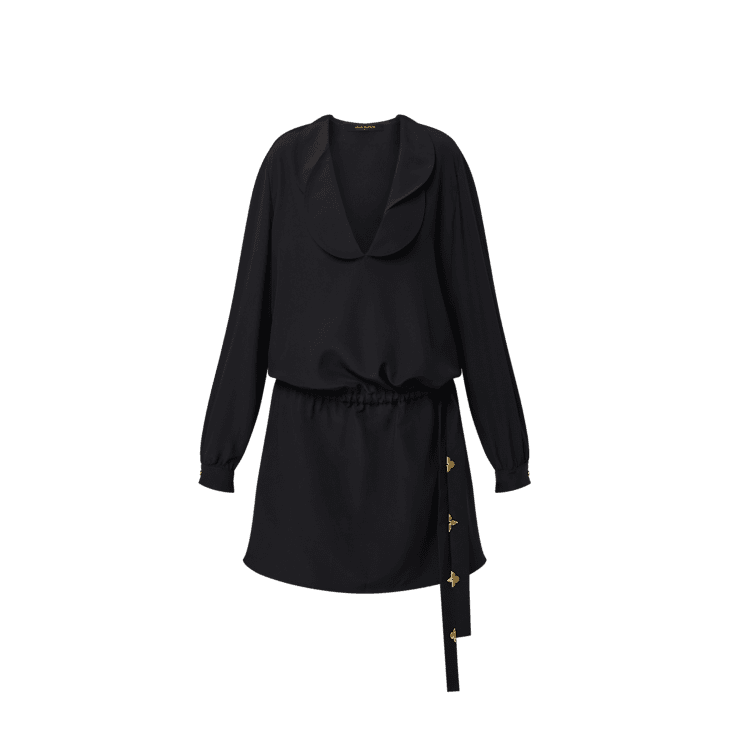 Louis Vuitton Monogram Accent Shirt Dress