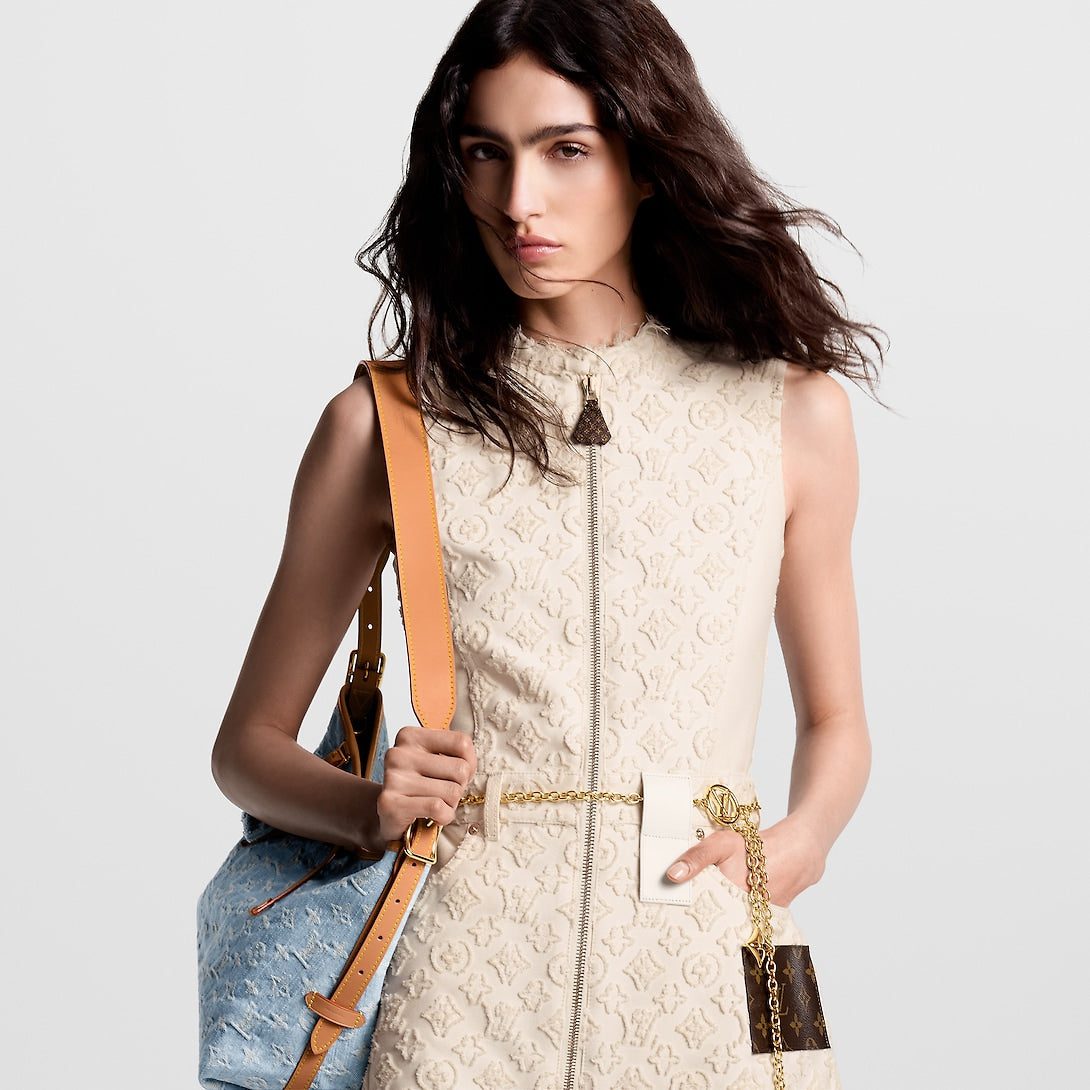 Louis Vuitton Monogram Fil Coupé Zip-Up Dress - Image 3