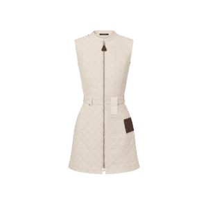 Louis Vuitton Monogram Fil Coupé Zip-Up Dress