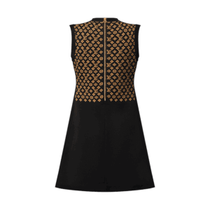 Louis Vuitton Monogram Jacquard Knit Dress