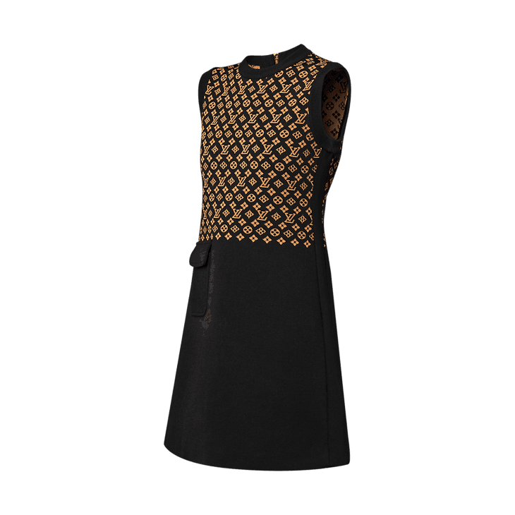 Louis Vuitton Monogram Jacquard Knit Dress - Image 2