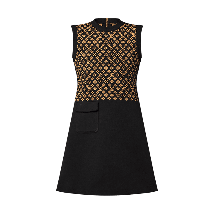 Louis Vuitton Monogram Jacquard Knit Dress - Image 3