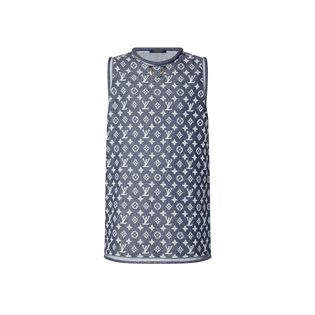 Louis Vuitton Monogram Jacquard Knit Dress