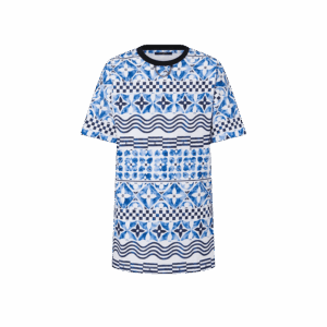 Louis Vuitton Monogram Tile Print T-Shirt Dress
