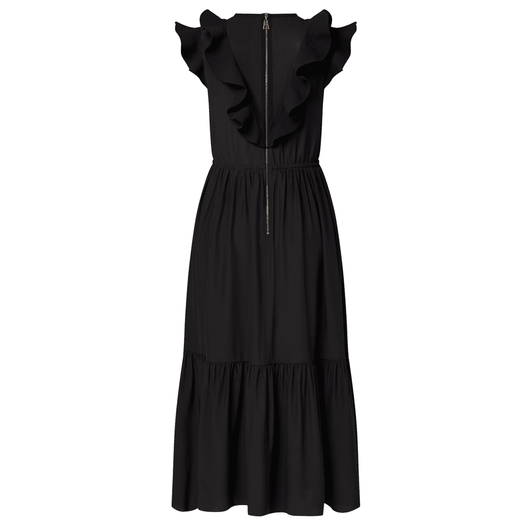 Louis Vuitton Ruffle Detail Dress - Image 3