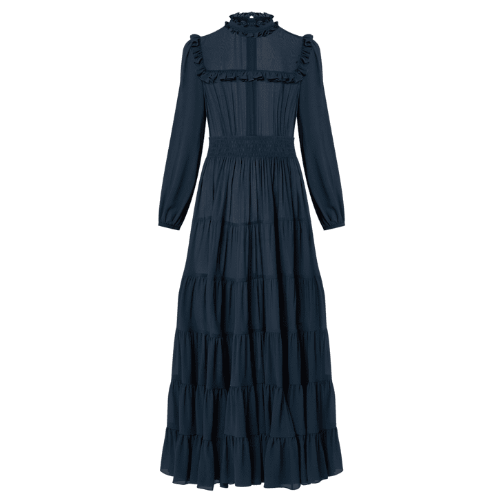 Louis Vuitton Ruffle Trim Maxi Dress - Image 2