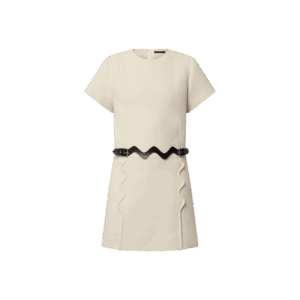 Louis Vuitton Scallop Detail A-line Dress