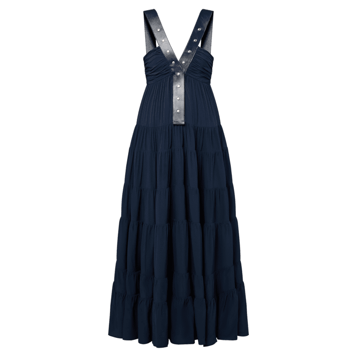 Louis Vuitton Snap Button Strap Dress