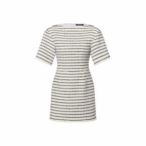 Louis Vuitton Striped Tweed Dress