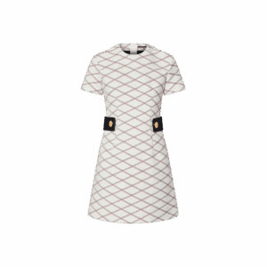 Louis Vuitton Tricolor Malletage Martingale Dress