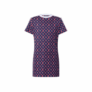 Louis Vuitton Tricolor Monogram T-Shirt Dress