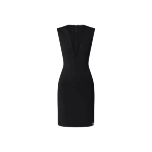 Louis Vuitton Tulle Insert Fitted Dress