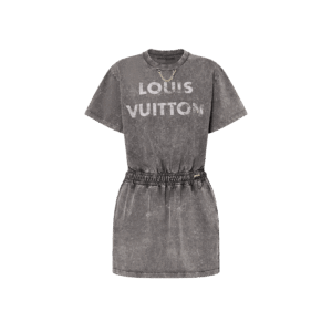 Louis Vuitton Vintage-Effect Louis Vuitton T-Shirt Dress