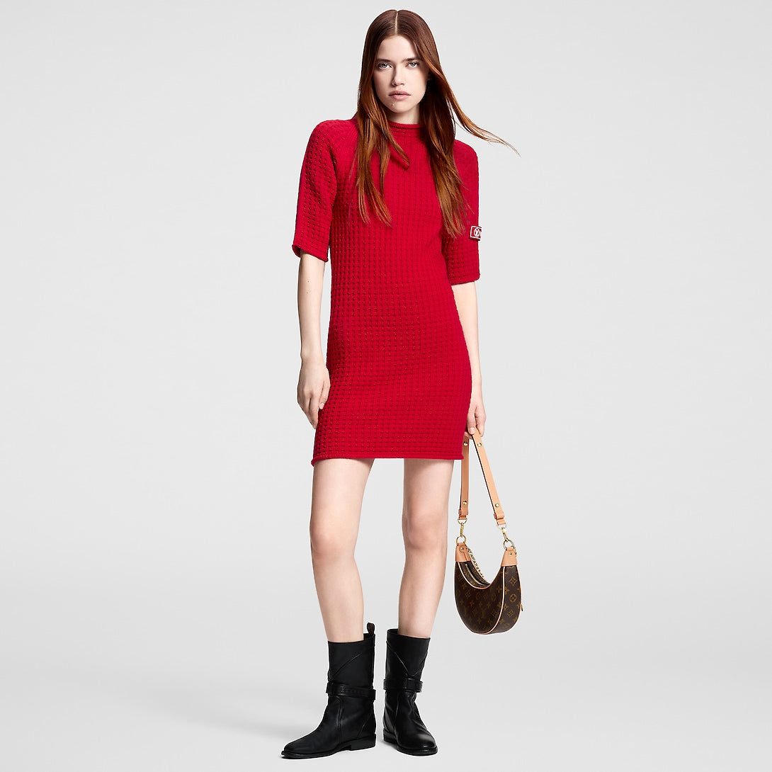 Louis Vuitton Waffle Knit Dress - Image 2