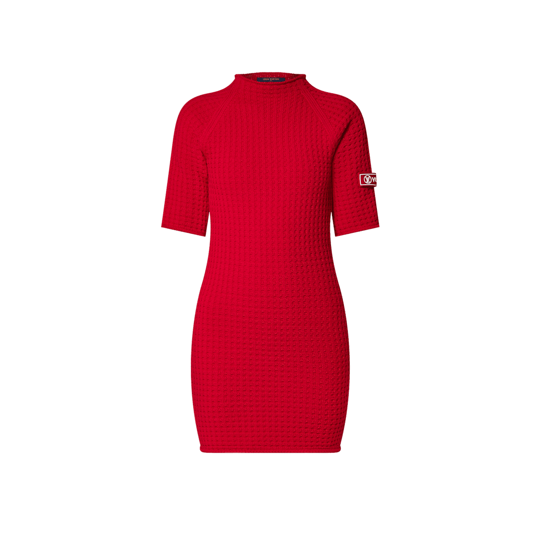 Louis Vuitton Waffle Knit Dress