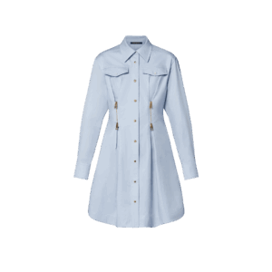 Louis Vuitton Zipper Waist Shirt Dress