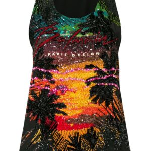 Balmain  sequin embellished tank top