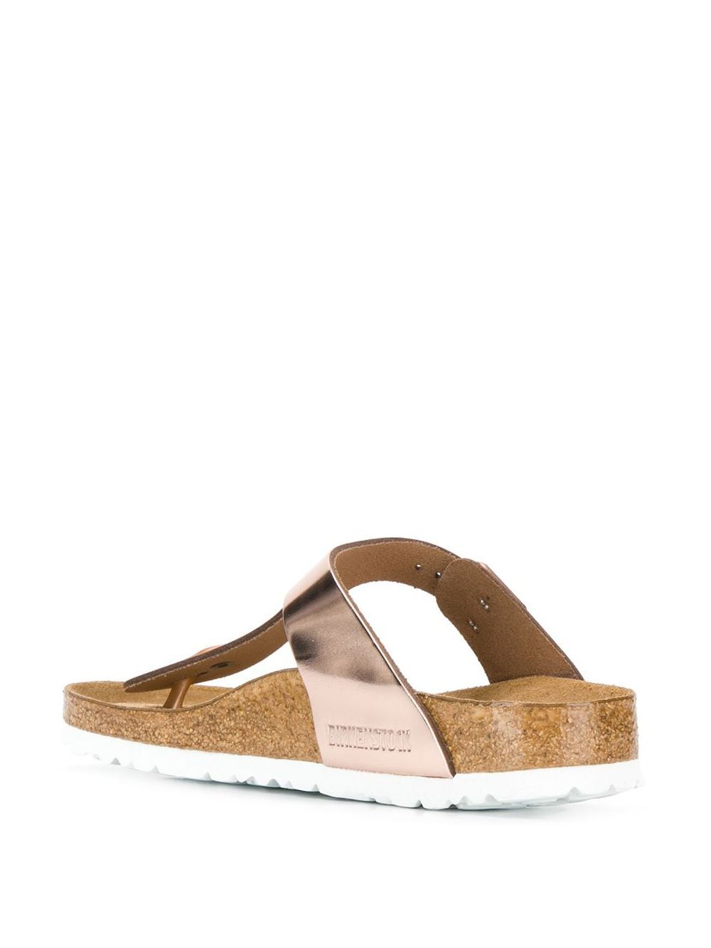 Birkenstock metallic thong strap sandals - Image 3