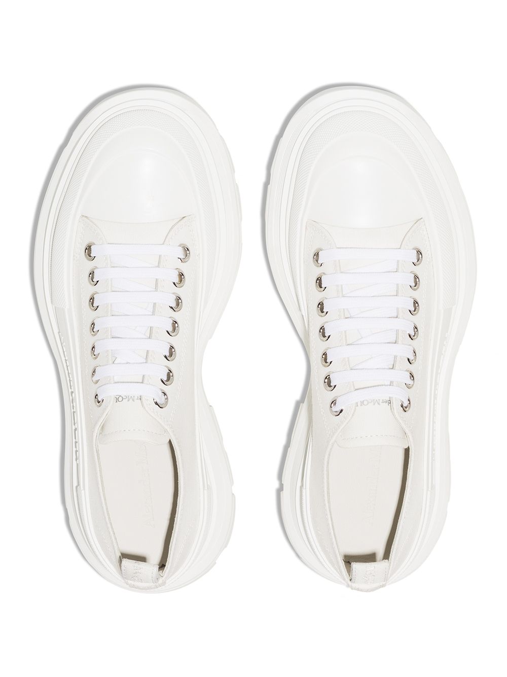 Alexander McQueen round-toe cotton sneakers - Image 4