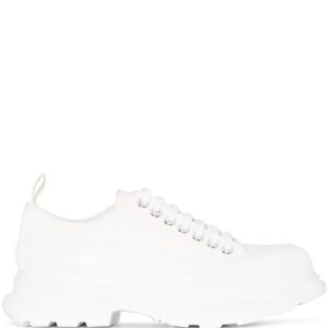Alexander McQueen round-toe cotton sneakers
