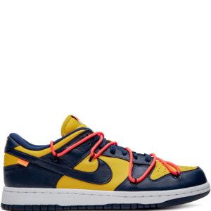 Nike X Off-White Dunk Low "University Gold" sneakers