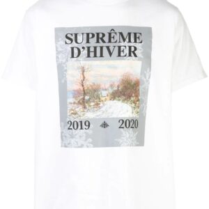 Supreme  winter print T-shirt