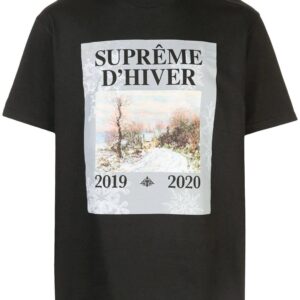 Supreme  D'Hiver print T-shirt