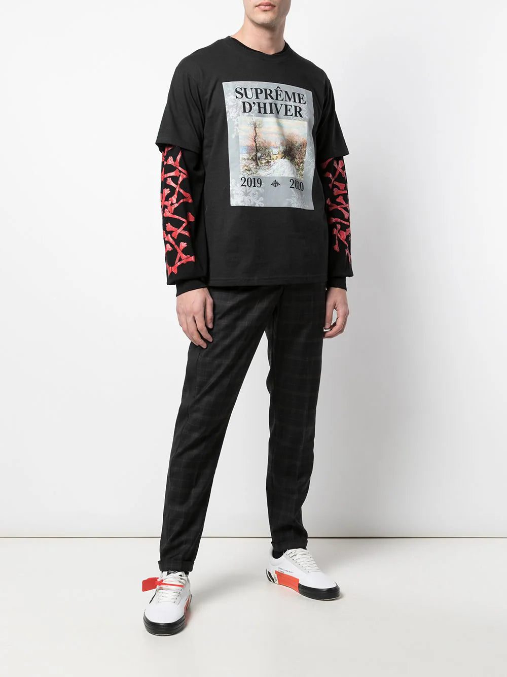 Supreme D'Hiver print T-shirt - Image 2