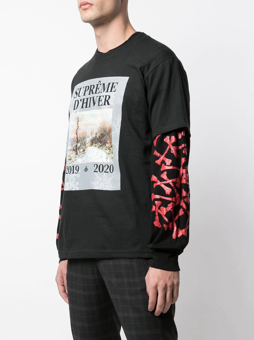 Supreme D'Hiver print T-shirt - Image 3