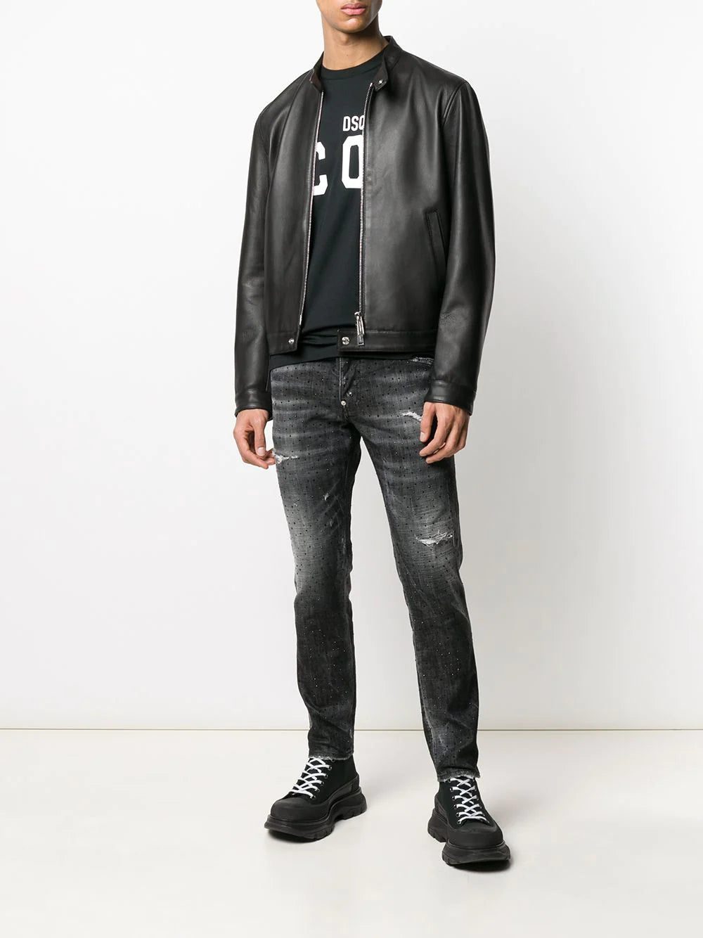 Dsquared2 icon print T-shirt - Image 2