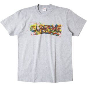 Supreme  paint logo T-shirt