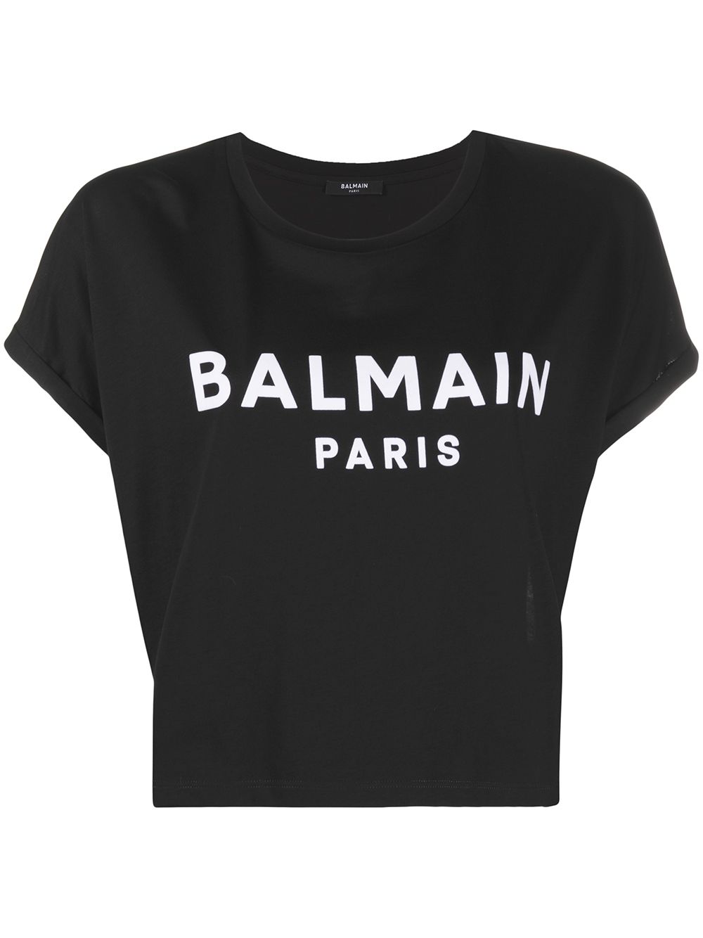 Balmain cropped logo T-shirt