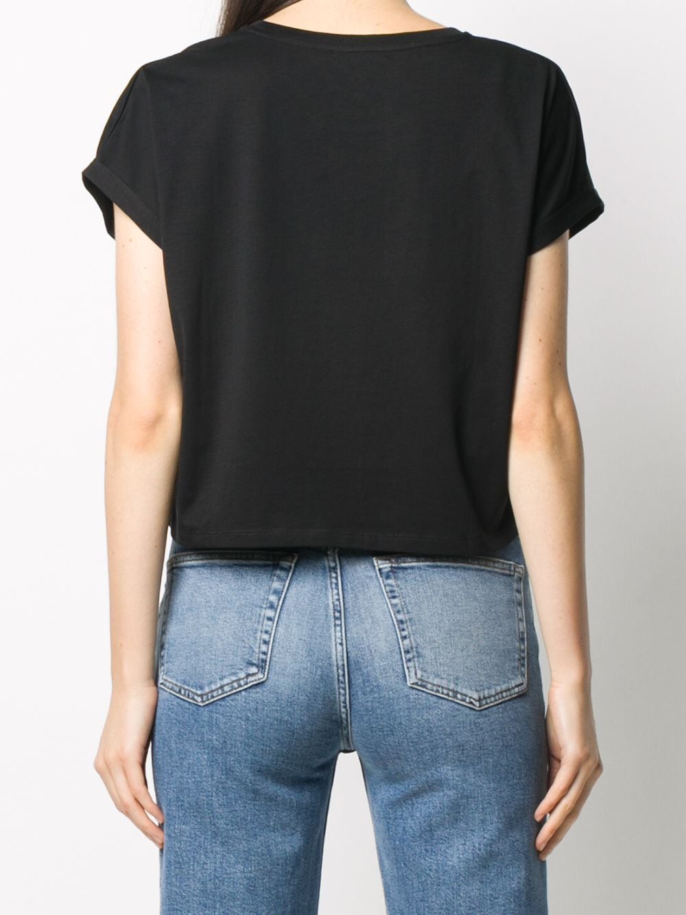 Balmain cropped logo T-shirt - Image 4