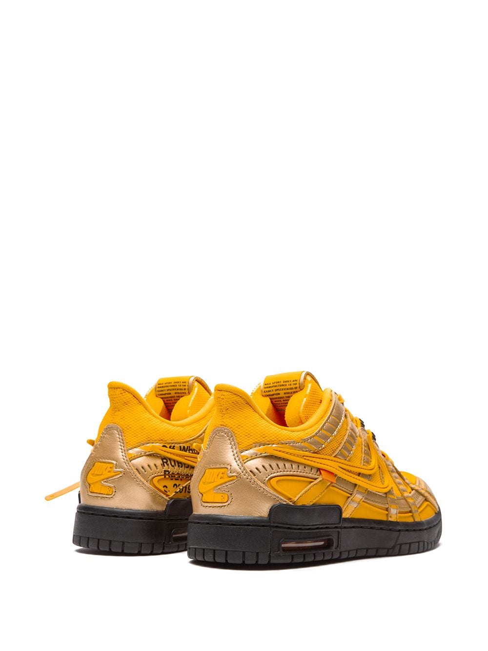 Nike X Off-White Air Rubber Dunk "University Gold" sneakers - Image 3