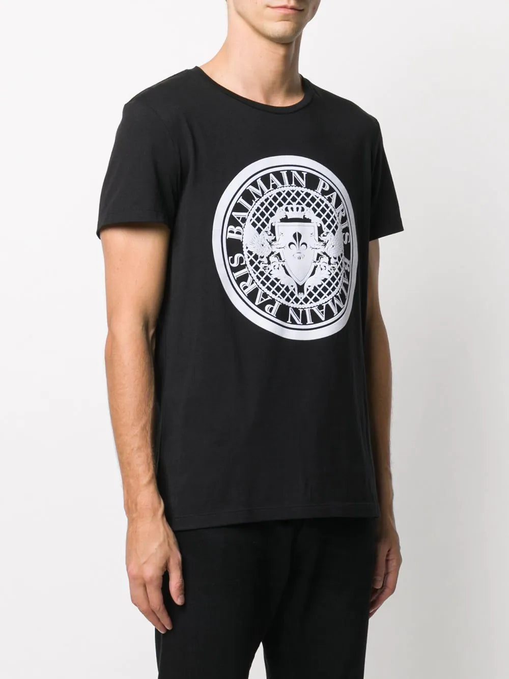 Balmain flocked coin T-shirt - Image 3