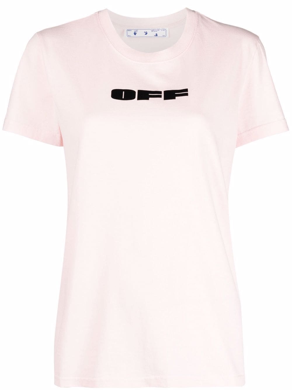 Off-White flocked logo cotton T-shirt