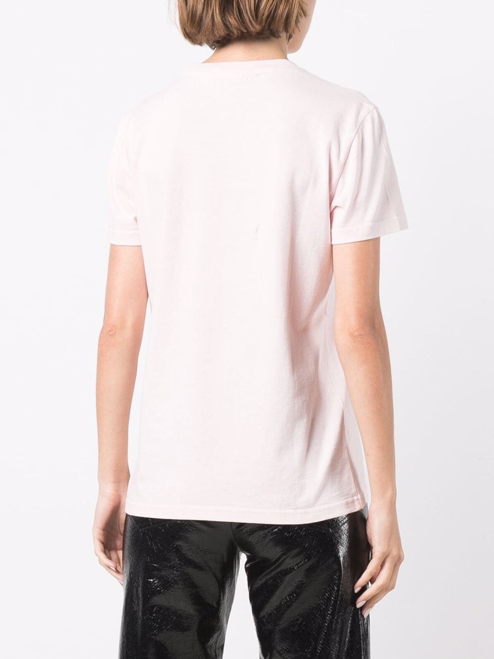 Off-White flocked logo cotton T-shirt - Image 4
