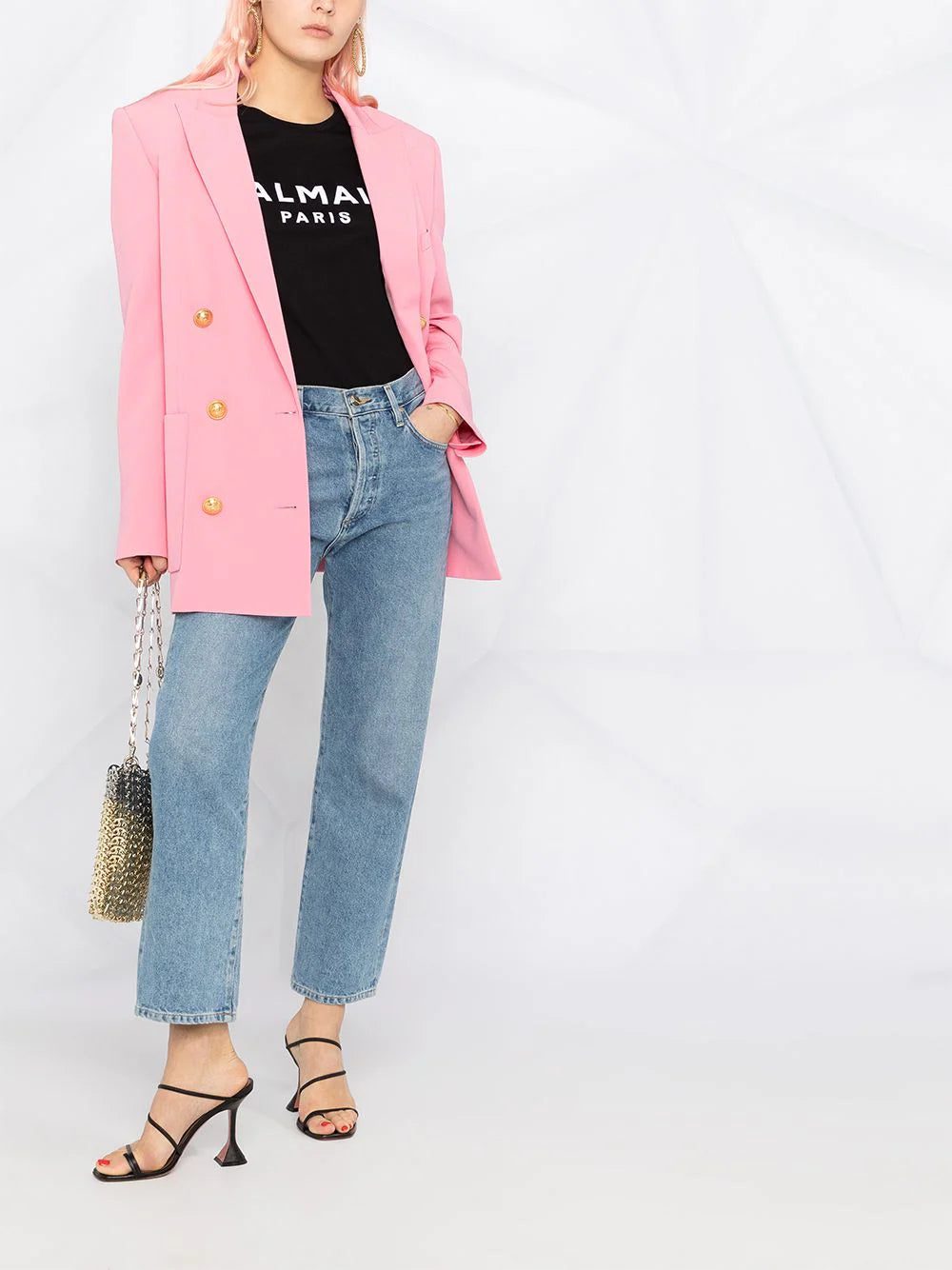 Balmain logo-print T-shirt - Image 2