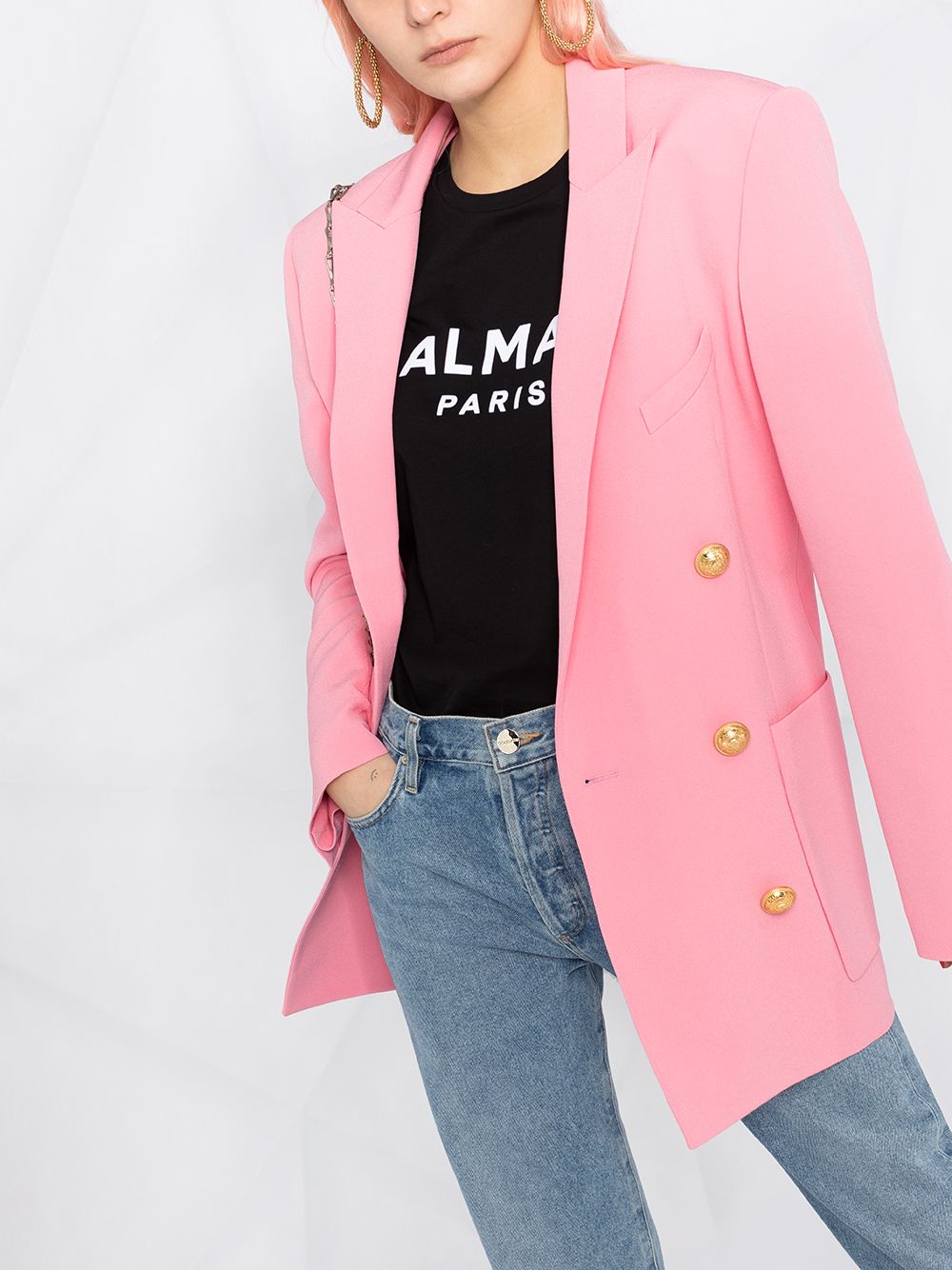 Balmain logo-print T-shirt - Image 5