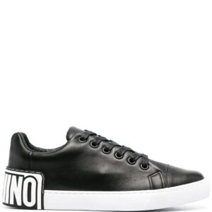 Moschino low-top logo heel sneakers