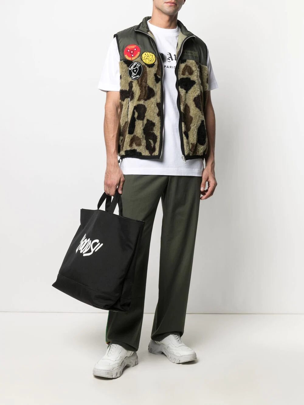 Palm Angels Paris logo-print T-shirt - Image 2