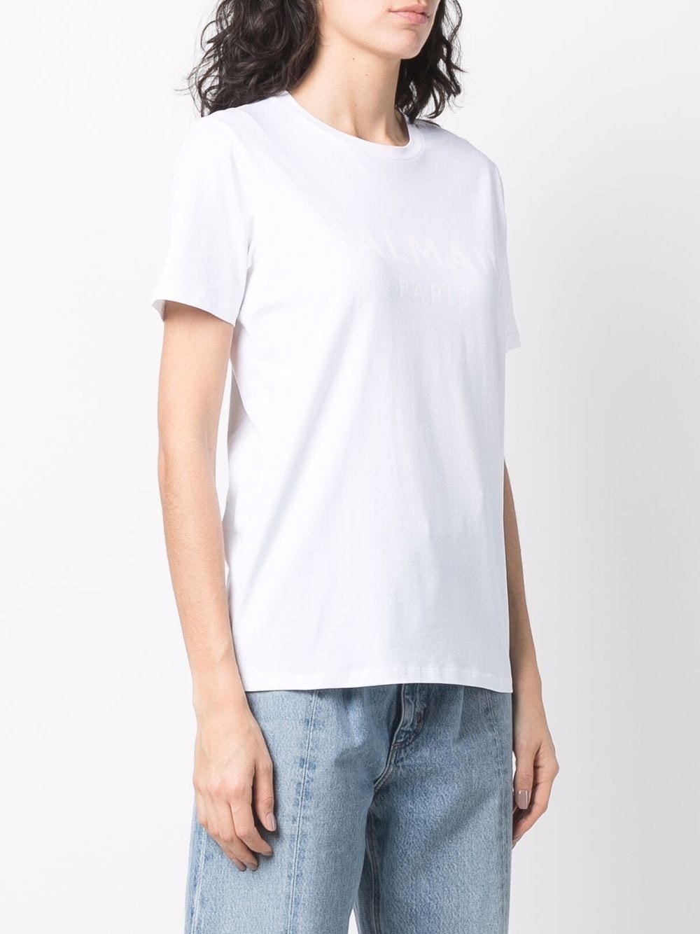 Balmain flocked logo T-shirt - Image 3